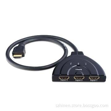 Intelligent HDMI Switcher, 3 X 1 Pigtail (with Cable)
